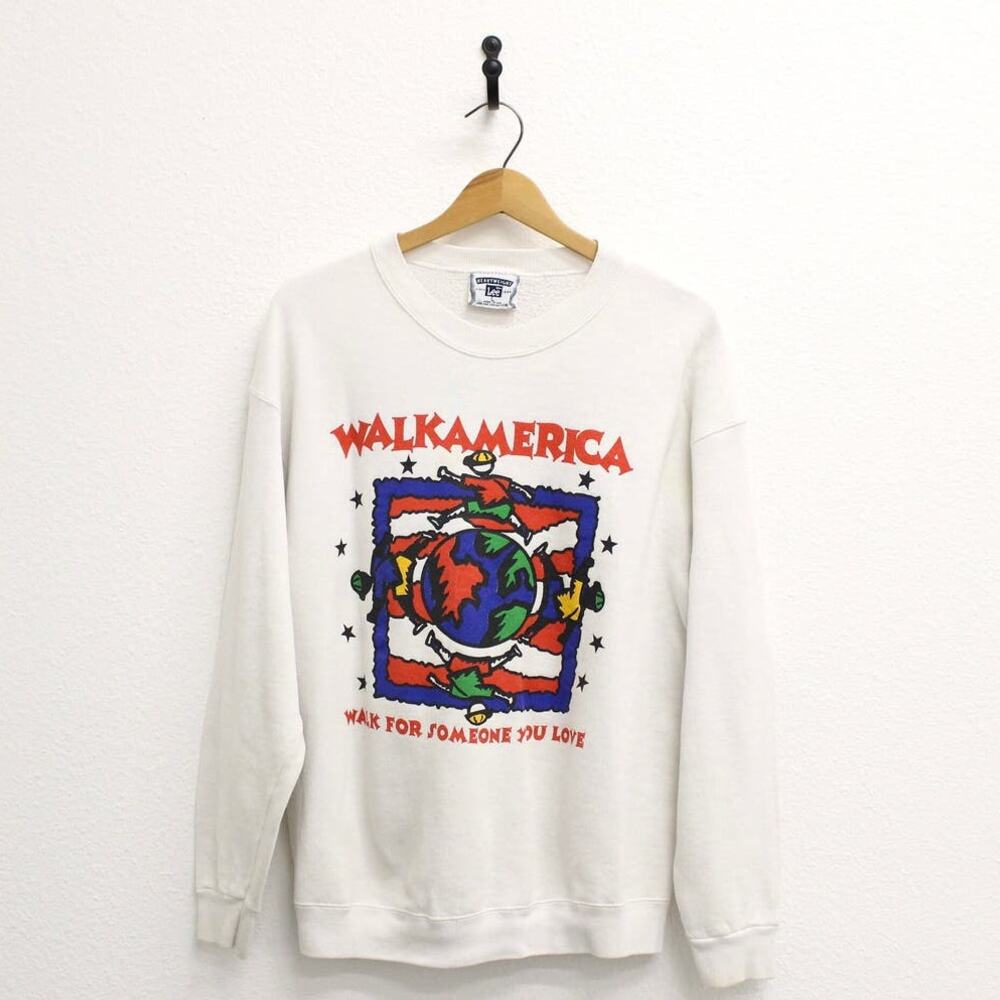 Vintage Walk America For Someone You Love Sweatshirt Large